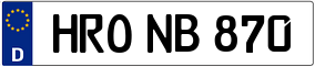 Truck License Plate